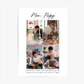 Tableau Photo Personnalisé Fêtes des Grands Pères